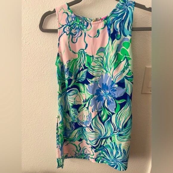 Lilly Pulitzer Floral Sleeveless Blouse - Excellent Condition - Size XXS - Picture 3 of 14